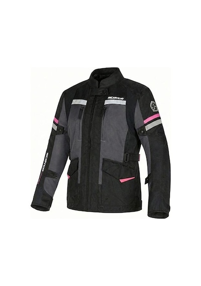 Scoyco Jk122k Motosiklet Montu Çocuk 4 Mevsim Oxford 600-d Dayanıklı Kumaş Motorcu Mont Kids Black
