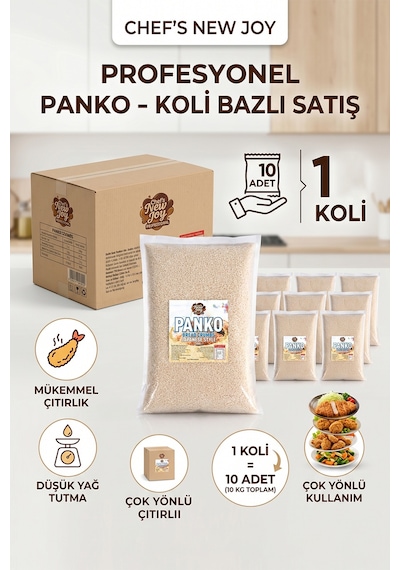 Ekmek Kırıntısı Panko 1000 G X 10 Adet - 1 Koli Koli Bazlı Avantaj Paketi