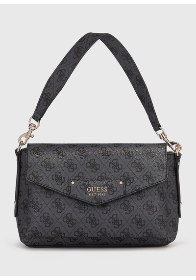 Guess Brenton Eco Kadın Omuz Çantası Hwebg839019 Siyah