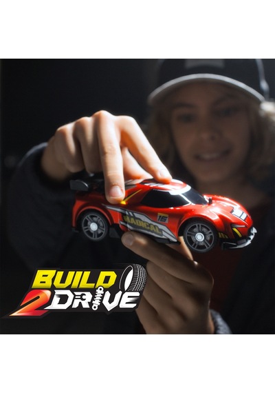 Silverlit Exost Build 2 Drive Kumandalı Yarış Aracı Kiti - Kırmızı