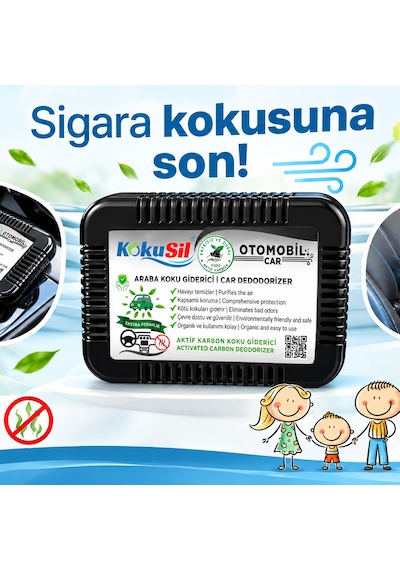 Kokusil Otomobil, Araba, Oto Ve Kamyon Koku Giderici Koku Emici Siyah