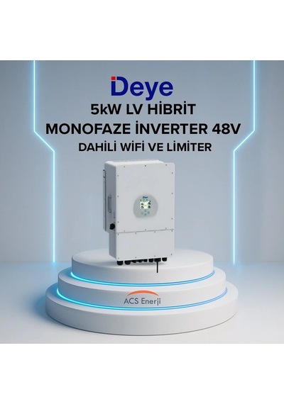 Lexron Deye 5kw Hibrit Monofaze İnvertör Lv