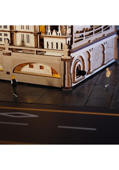 Rokr Egb01 Marble Travel London Marble Run Dıy Minyatür Maket Model Seti Ahşap 3d Wooden Puzzle 3d Model Kit Detaylı Dekoratif Hobi Seti Ahşap Maket