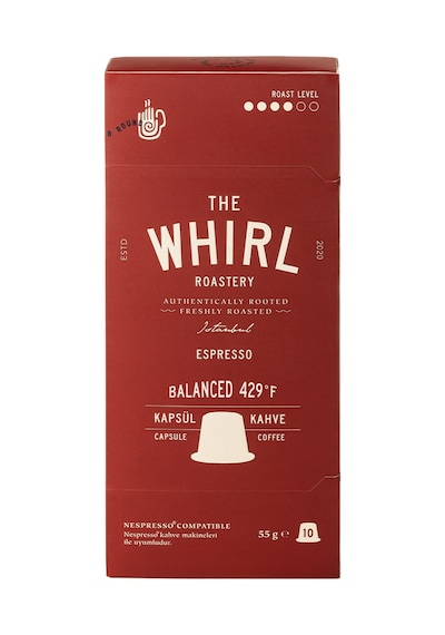 5 Adet The Whirl Espresso Medium Kapsül Kahve 10'lu 55 G