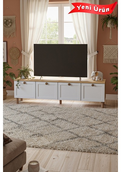 Bohem 180 Cm Tv Ünitesi Mdf Kapak Kahverengi Bohem 180 Cm Tv Ünitesi Mdf Kapak Kahverengi