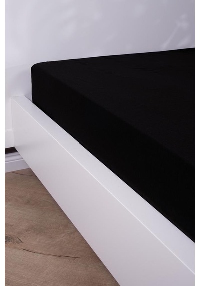Aç-tak Lastikli Tek Kişilik Çarşaf 160x200+30 Cm Polycotton Matriss Serisi Antrasit