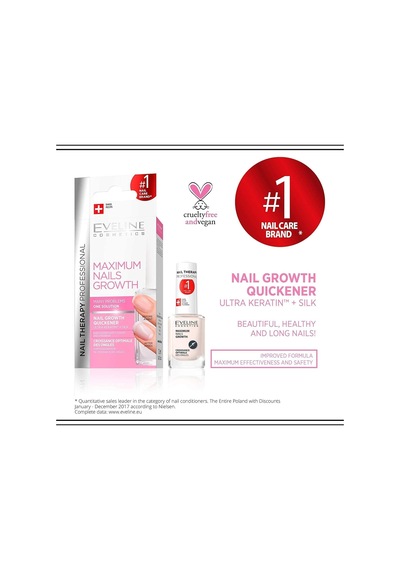 Maximum Nails Growth Tırnak Uzamasını Destekleyen Güçlendirici Bakım, 12 Ml
