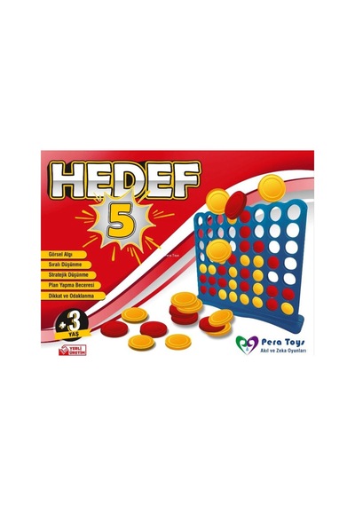 Hedef 5 Oyunu Akıl Zeka ve Strateji Oyunu -hedef 5 Kutu Oyunu