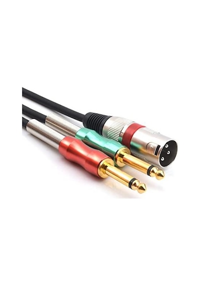 Xlr Erkek 2X6.3 Mm Mono Kablo 2 Metre