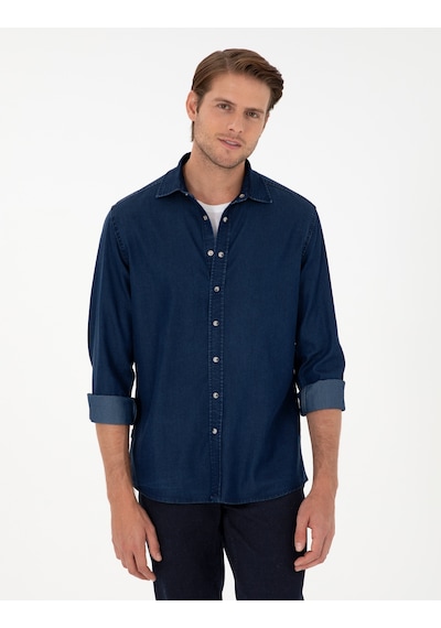 Pierre Cardin Erkek Lacivert Gömlek Jean 50292560-vr033 Lacivert Pierre Cardin Erkek Lacivert Gömlek Jean 50292560-vr033 Lacivert