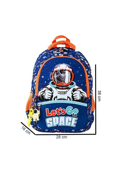 Muggle Mu-5868 Astro İlkokul Çantası Mavi