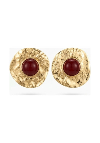 Çelik Vintage Kadın Küpe Kararmaz Hediye Kutulu Kadın Küpe Bordo - 930016190 Bordo