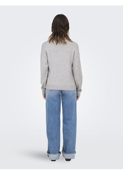Only Bayan Polo Yaka Sweatshirt 15356689 Gri