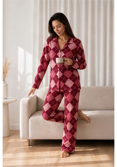 Norcia Sports Kadın Desenli Basic Kış Kırmızı Pijama Takımı Çok Renkli - 929323106 Çok Renkli - 929323106 Çok Renkli Norcia Sports Kadın Desenli Basic Kış Kırmızı Pijama Takımı Çok Renkli - 929323106 Çok Renkli - 929323106 Çok Renkli