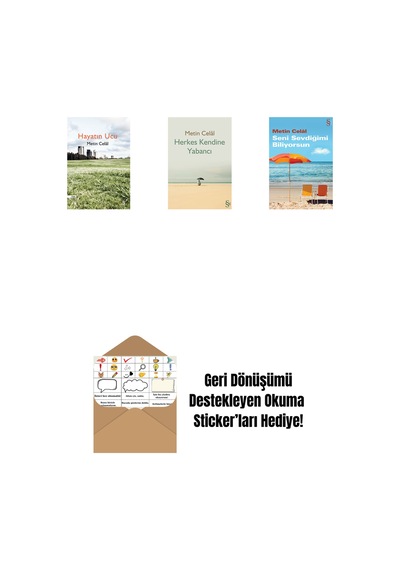 Hayatın Ucu + Herkes Kendine Yabancı + Seni Sevdiğimi Biliyorsun + Okuma Sticker'ları