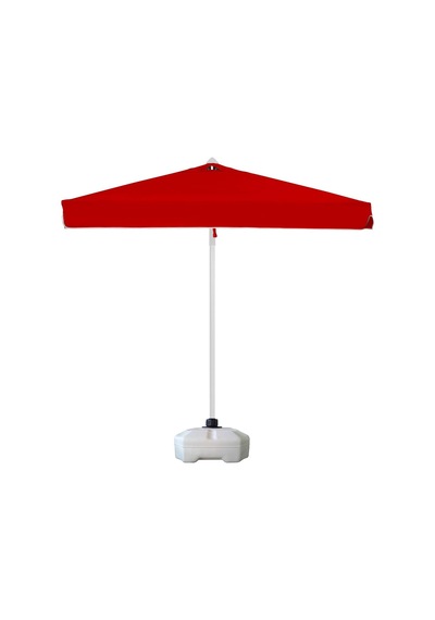 Sunminyum 200x200 Polyester Kumaşlı + 50 Litre Bidonlu Bahçe Şemsiyesi Kırmızı Çok Renkli