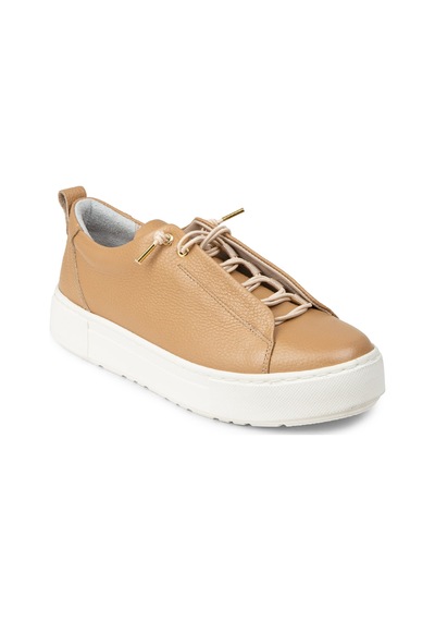 Deery Kadın Bej Hakiki Deri Sneaker Ayakkabı - R2401zbejc01 Bej