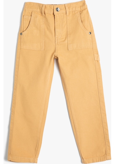 Koton Chino Pantolon Pamuklu Cepli Deve Tüyü 4skb40016tw 4SKB40016TW100 Taba Koton Chino Pantolon Pamuklu Cepli Deve Tüyü 4skb40016tw 4SKB40016TW100 Taba