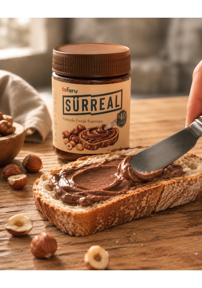 Tafaru Sürreal Kakaolu Fındık Kreması 330 G