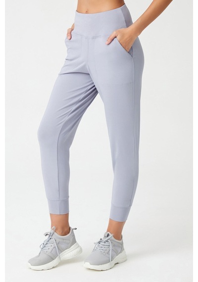 Los Ojos Kadın Gri Yüksek Bel Jogger Eşofman Altı Joggers Gri Gri