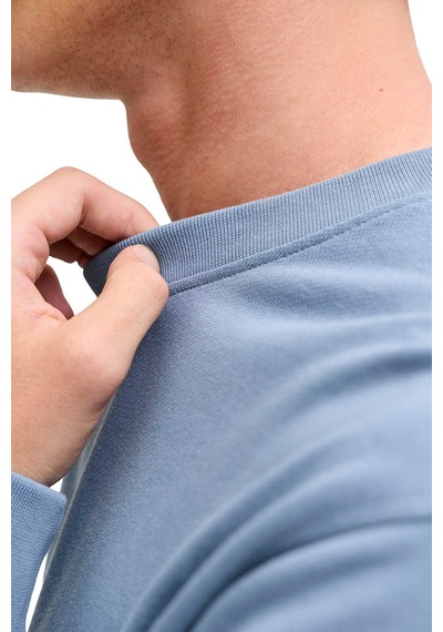 Jack & Jones Jjearchıve Graphıc Sweat Mavi Erkek Sweatshirt 000000000102690864