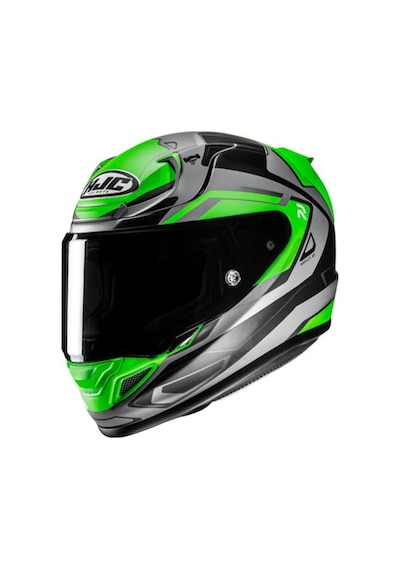 Hjc Rpha12 Brels Mc4hsf Kapalı Motosiklet Kaskı Gri - Yeşil