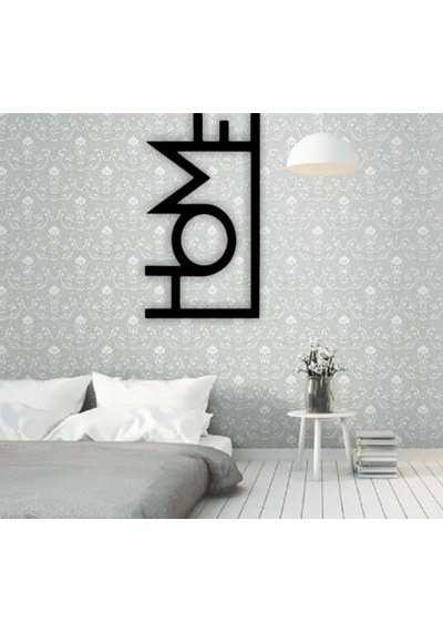 Bezhane Siyah Ahşap Home Tablo Duvar Dekoru 3mm Mdf Lazer Kesim