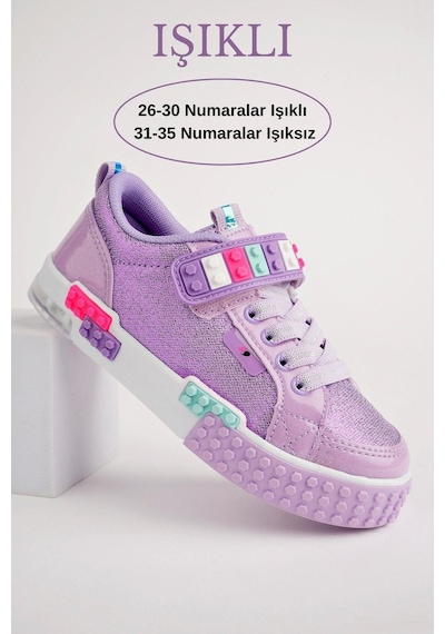 Muggo Sonic Garantili Legolu Bağcıklı Ve Cırtlı Ortopedik Çocuk Sneaker Spor Ayakkabı 001