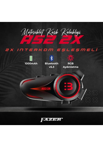 Fazer A52-2x İntercom 2 Kişi İle Eşleşme
