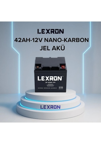 Lexron 42ah 12v Nano-karbon Jel Akü