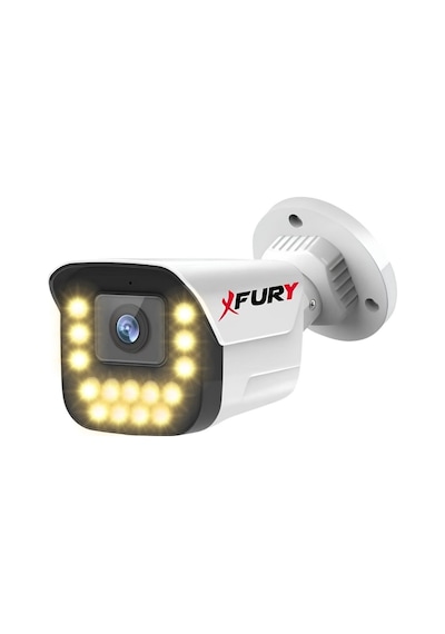 Fury 15 Warm Led Gece Renkli Görüntü Güvenlik Kamerası Dış Mekan Su Geçirmez