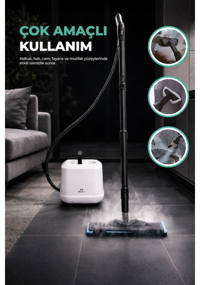PiranTech CB-105A 2000 W Buharlı Temizlik Makinesi
