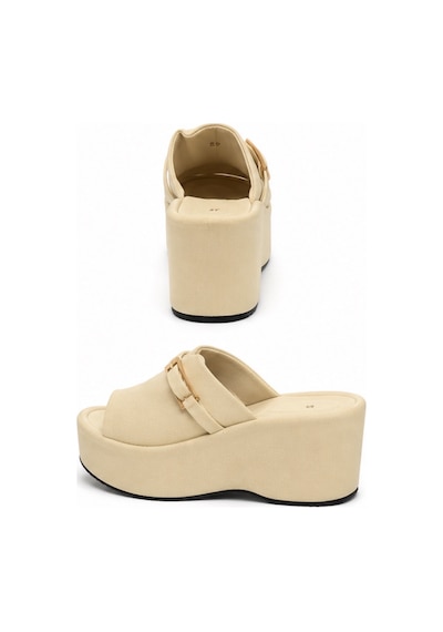 N Napa Shoe Np.9555.bej Saten Napa Shoe Kadın Dolgu Topuk Terlik Tokalı Platform Günlük Rahat Yazlık Terlik Bej N Napa Shoe Np.9555.bej Saten Napa Shoe Kadın Dolgu Topuk Terlik Tokalı Platform Günlük Rahat Yazlık Terlik Bej