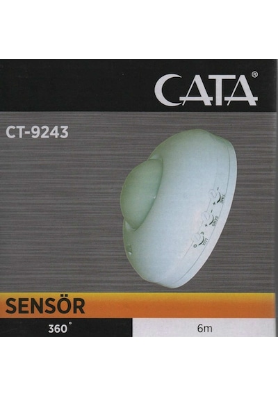 Cata CT-9243 6 Metre 360 Derece Hareket Algılayıcı Sensör