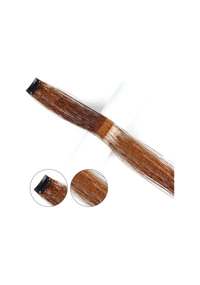 Klipsli Hair Tinsel Saç Simi - Htk19 Çok Renkli