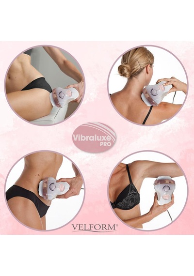Velform Vibraluxe Pro Masaj Cihazı + 6 Ekstra Dosya - Cilt Sıkılaştırma, Titreşim Ve Döndürme, Selülit Masajı, Ponza Taşı, Diyet Planı, Vücut Ve Cilt İçin Sağlıklı Yaşam Ve Güzellik Bakımı Velform Vibraluxe Pro Masaj Cihazı + 6 Ekstra Dosya - Cilt Sıkılaştırma, Titreşim Ve Döndürme, Selülit Masajı, Ponza Taşı, Diyet Planı, Vücut Ve Cilt İçin Sağlıklı Yaşam Ve Güzellik Bakımı