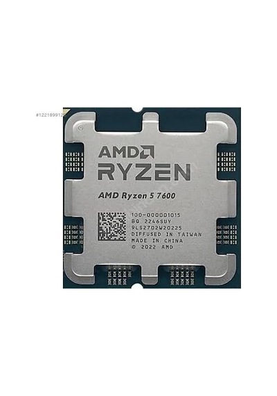 Ryzen 5 7600 100-000001015 3.8ghz - 5.1ghz 38mb Am5 65w Tray İşlemci