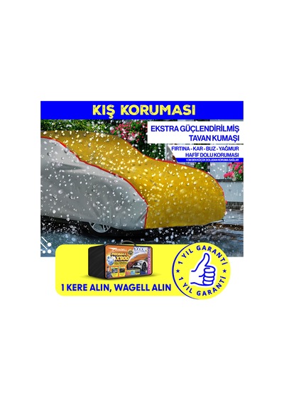 Skoda Roomster 2006-2012 Dolu Ve Güneş Korumalı X900 Araba Brandası - Oto Çadır Örtü
