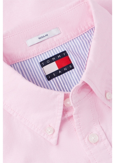 Tommy Jeans Tjm Regular Oxford Ext Erkek Pembe Gömlek-16258