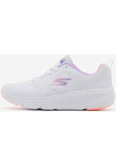 Skechers Go Run Elevate - Double Time Kadın Beyaz Koşu Ayakkabısı 128334 Wmlt Beyaz