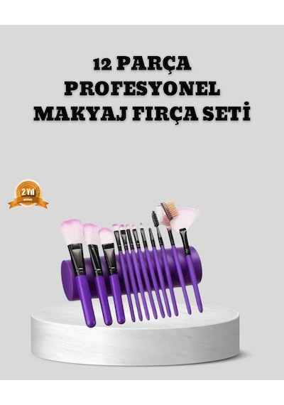 12 - 229 - Parça Makyaj Fırça Seti Profesyonel Ve Günlük - Glblseme - Kullanıma Uygun