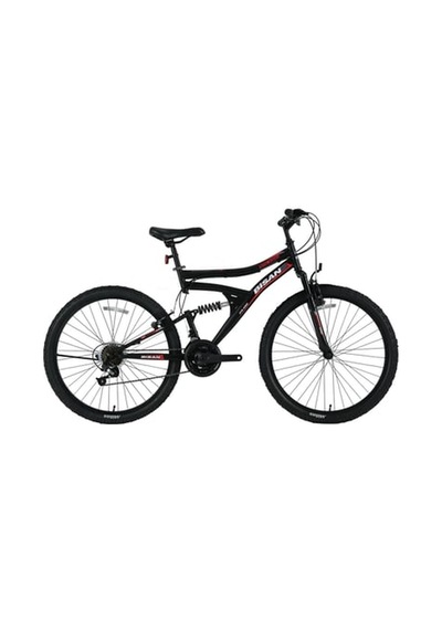 Bisan Mts 4600 Erkek Dağ Bisikleti 46cm V 26 Jant 21 Vites Mat Siyah Kırmızı - 26 Kırmızı - Siyah