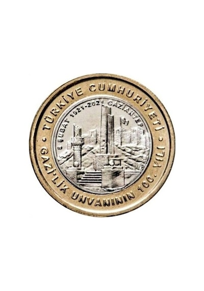 Gazilik Unvanının 100.yılı Tedavül Hatıra Parası