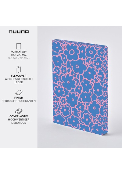 Tr Not Defteri A5+ Graphic L - Flower Power 3,5 Mm Nokta Izgarası 256 Numaralı Sayfa 120 G Birinci Sınıf Ka Çok Renkli