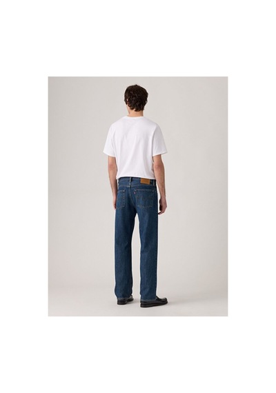 Levi's 555 Relaxed Straight Erkek Jean Pantolon - Check The Score Dark İndigo - Worn İn