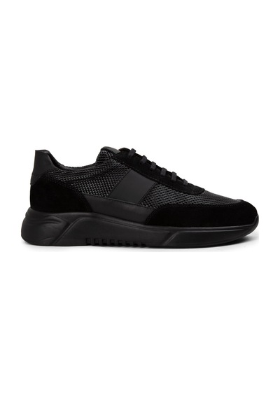 Deery Hakiki Deri Siyah Erkek Sneaker Ayakkabı - 01963msyhe06 Siyah
