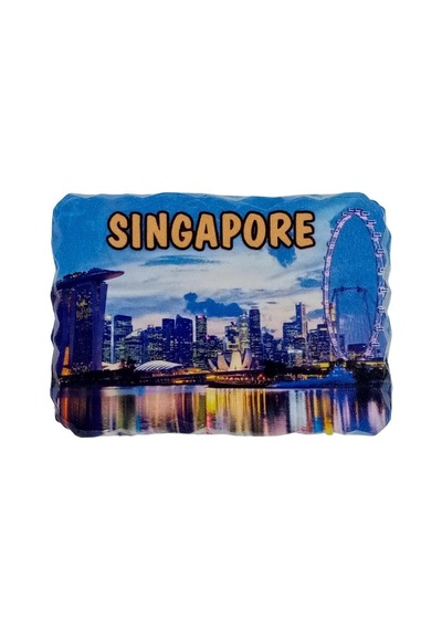 Singapur Temalı Kırık Magnet