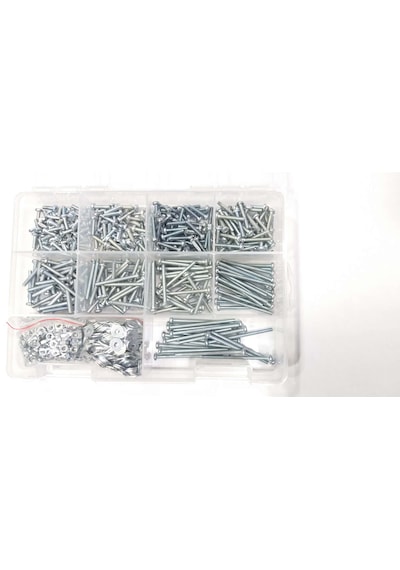 900 Adet Ysb Metrik 3 Vida Somun Pul Seti 3x10/3x12/3x15/3x20/3x25/3x25/3x30/3x35/3x40/3x50 0.3 MM