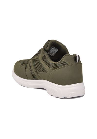 Walkway Haki Fileli Hafif Bağcıklı Esnek Unisex Spor Ayakkabı 020 G