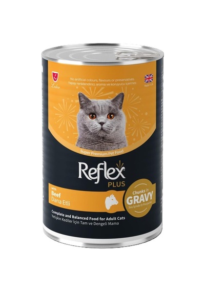 Reflex Plus Karışık Yetişkin Kedi Konservesi 400 Gr X 20 Adet